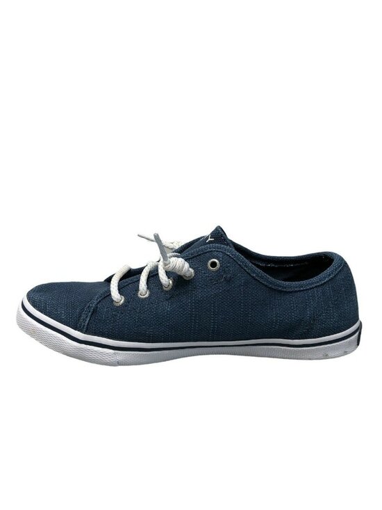 Sperry Top Siders Pier Sneakers Blue Canvas Slip On Shoes Youth 3.5M Memory Foam - Picture 8 of 10